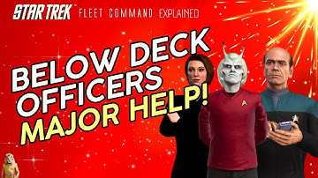 Below Deck Officers | How to play Star Trek Fleet Command | Outside Views STFC