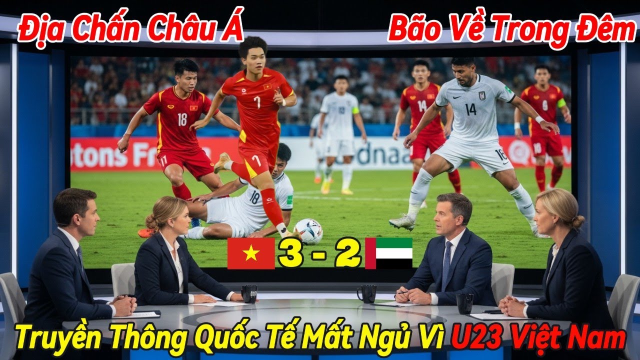 Bão Về Trong Đêm: U23 Việt Nam Khiến Truyền Thông Quốc Tế Thức Trắng