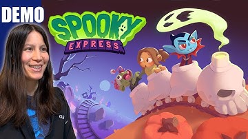 Brains, Trains, and Graves | Spooky Express (demo) Playthrough