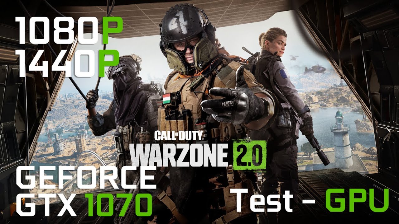 Call of Duty® Modern Warfare® II  Warzone 2.0 vs Nvidia GTX 1070 | 1080p | 1440p | TEST GPU