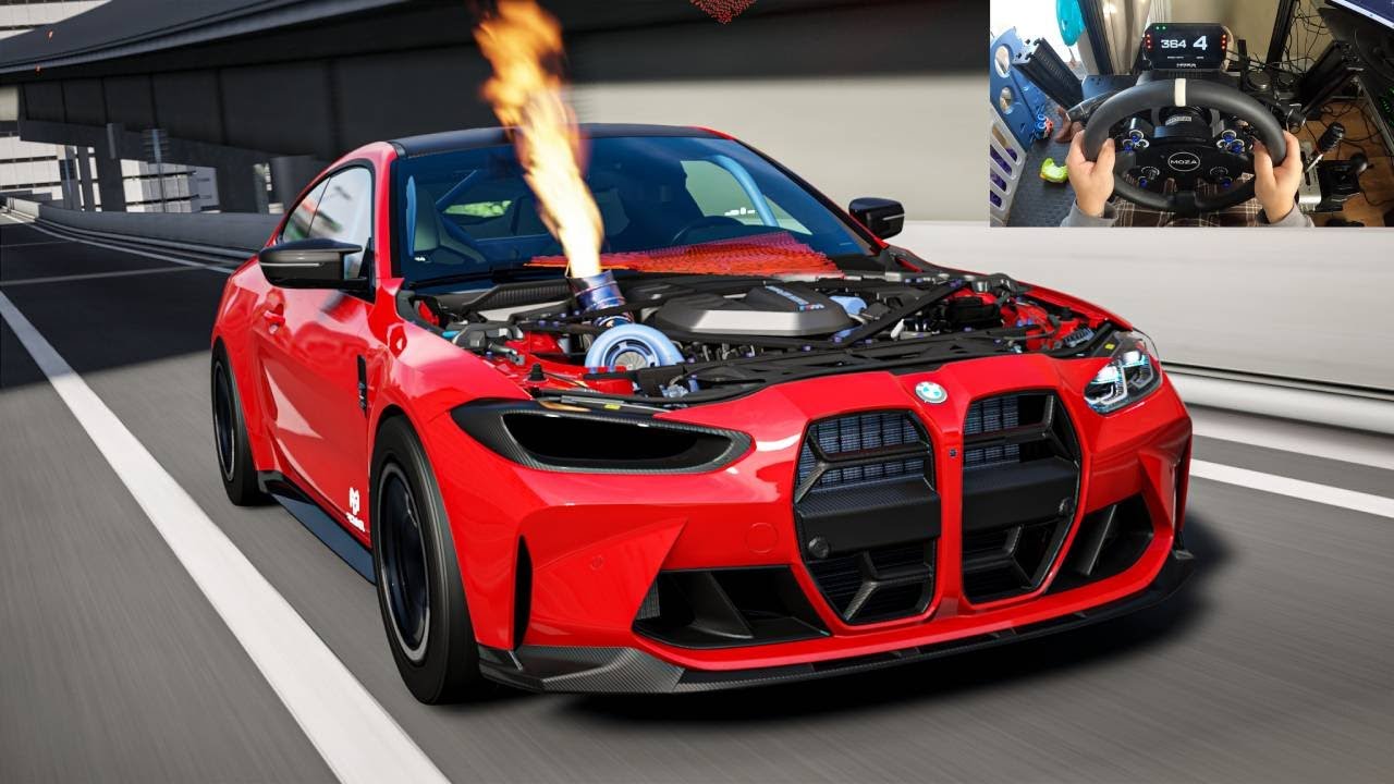 2,900HP Single Big Turbo BMW M4 Competition G82 - Assetto Corsa