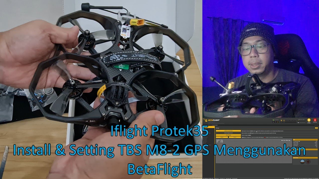 Iflight Protek35 HD - Install dan setting TBS M8-2 Glonass GPS di