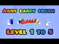 Bubble shooter level 1 to 5 solution walkthrough Bubble shooter level 1 to 5 solution walkthrough