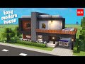 Easy modern house in Menecraft - Tutorial