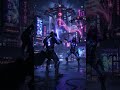 Cyberpunk Fight in Neon City ⚔️🔥 | Futuristic Battle #shorts