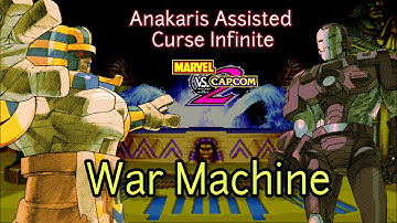 Marvel vs Capcom 2 (MVC2): Anakaris Assisted Curse Infinite (Loop) w/ War Machine - Curse#40