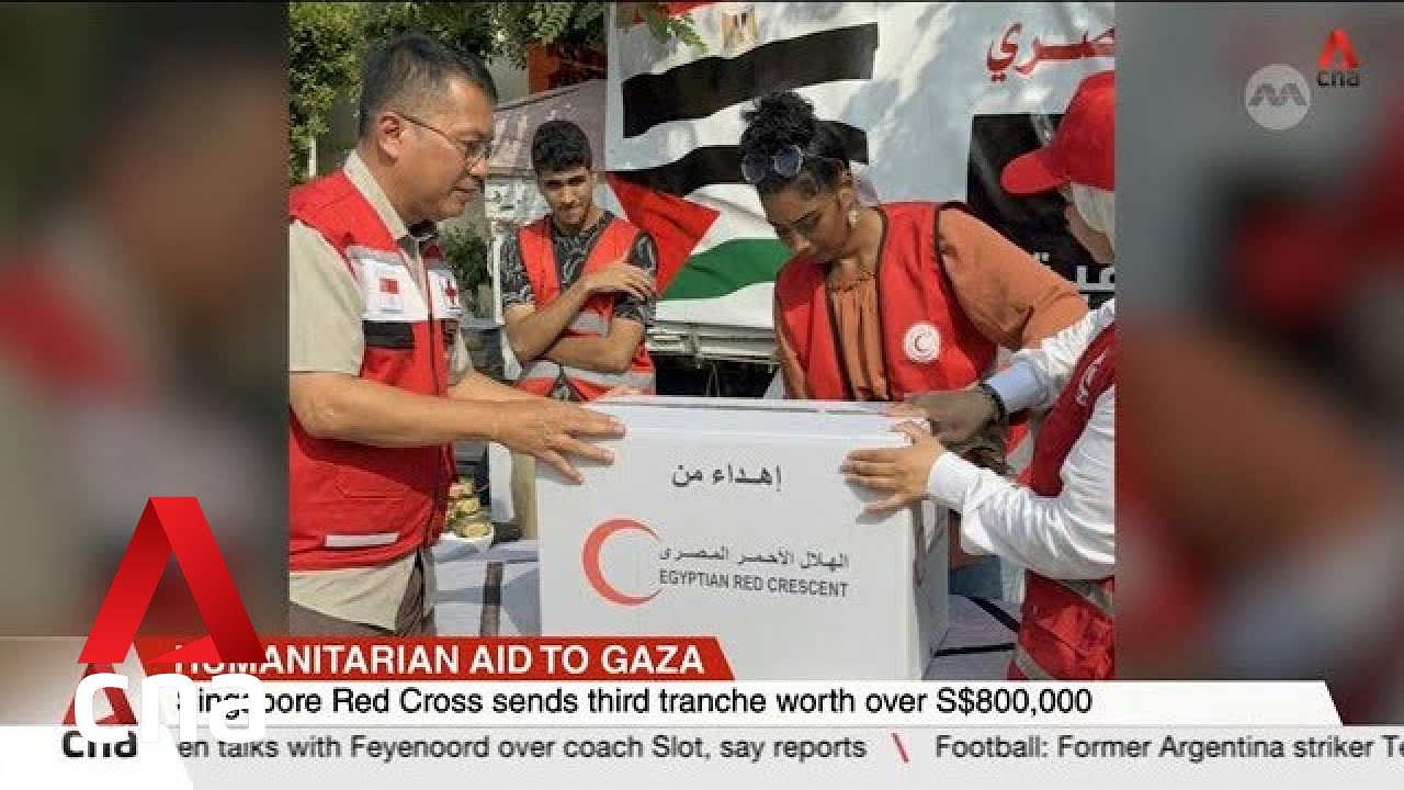 Singapore Red Cross sends 3rd tranche of aid to Gaza