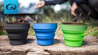 Lifeventure Silicon Ellipse Collapsible And Portable Mug For Camping, Travel & Outdoor