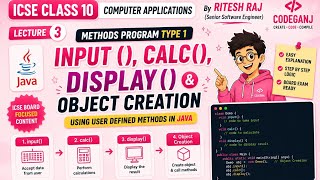 Method function program Java type 1 