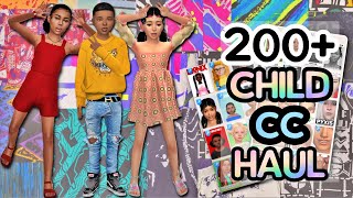 Kids CC FOLDER || URBAN, ALPHA, MAXIS MATCH || 200   ITEMS || The Sims 4