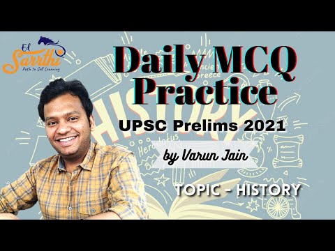 Daily MCQ Practice with Varun Jain || HISTORY