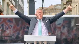 Britain First leader Paul Golding gives epic speech at Birmingham rally!