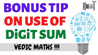 MAX MATH GAMES: VEDIC MATH, DIGIT SUM OF A NUMBER, BONUS TIP ON USE OF DIGIT SUM, MENTAL MATH screenshot 1