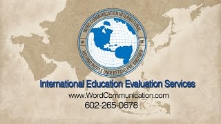 International Transcript Evaluation Companies And Foreign Degree Services