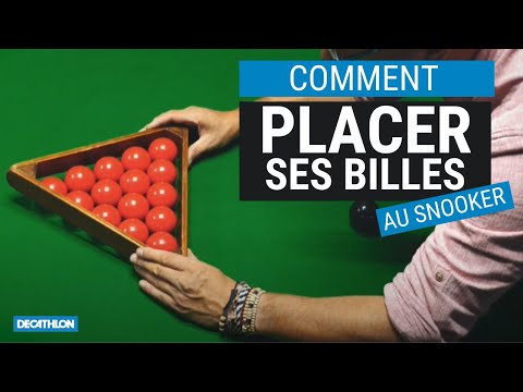 Comment placer les billes de billard?