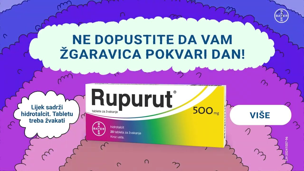 Rupurut® - Ne dozvolite da vam žgaravica pokvari dan!
