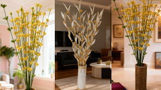 Easy way to make flowers from foam paper || EVA Foam Flowers | Craft Ideas from Broom Handles