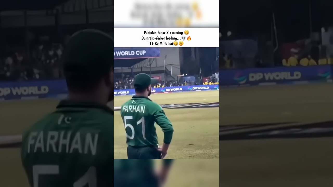 Farhan-Bumrah Cinama 👀🔥