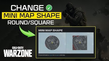 How to Change Mini Map from Round to Square in Warzone | Warzone 2 Mini Map