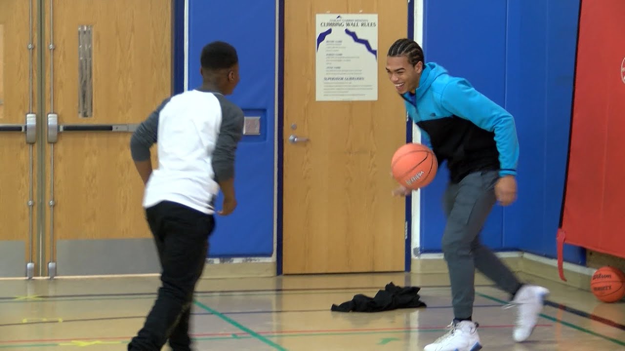 Beyond Basketball Elmira Athletes Use the Game to Help Mentor Hendy