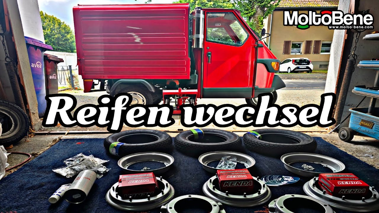 Reifenwechsel leicht gemacht: Piaggio APE 50 Tutorial mit Molto Bene!