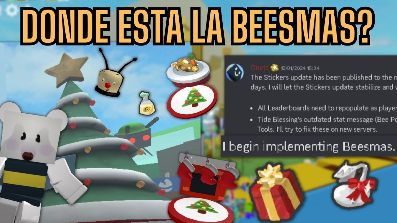 DONDE ESTA LA BEESMAS? 🎅🎁 todo lo que se sabe 📝🗣️ | Bee swarm simulator ...