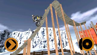 Trial Xtreme 2 Winter Mobile Trial Motocross Android Gameplay screenshot 1