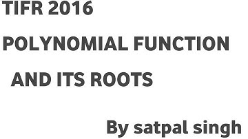 TIFR 2016 REAL ANALYSIS  CONTINUOUS FUNCTION AND ITS PROPERTIES