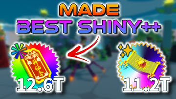 Made 12.6 T Best Shiny++ Eternal in Roblox Weapon Fighting Simulator - WFS