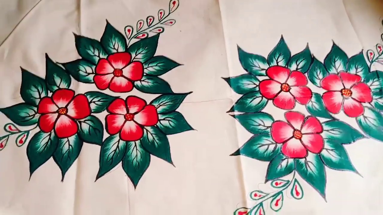 Flower Draw Kaise Karte Hain । Easy Beautiful Painting Tutorial Pillow