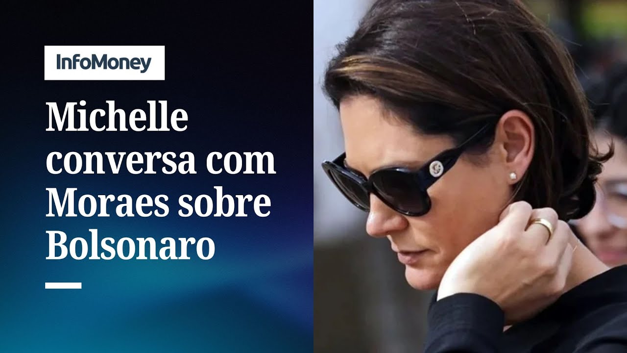 Michelle falou com Moraes antes de Bolsonaro ser levado à Papudinha | InfoMoney News