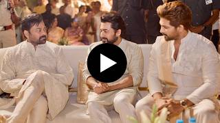 Chiranjeevi ,Suriya ,Allu Arjun Together At Allu Sirish And Nayanika Wedding Pawan Kalyan N Daily