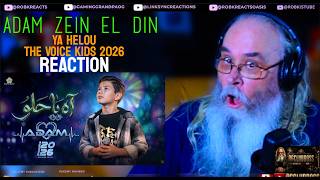 Ya Helou | The Voice Kids 2026 | Adam Zein El Din Reaction | First Time Hearing