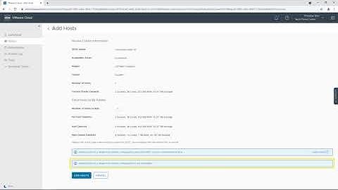 Adding a Host to a VMware Cloud on AWS SDDC