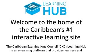 CXC (CSEC and CAPE) Examination Preparation Resources for all Subjects.The CXC Learning Hub