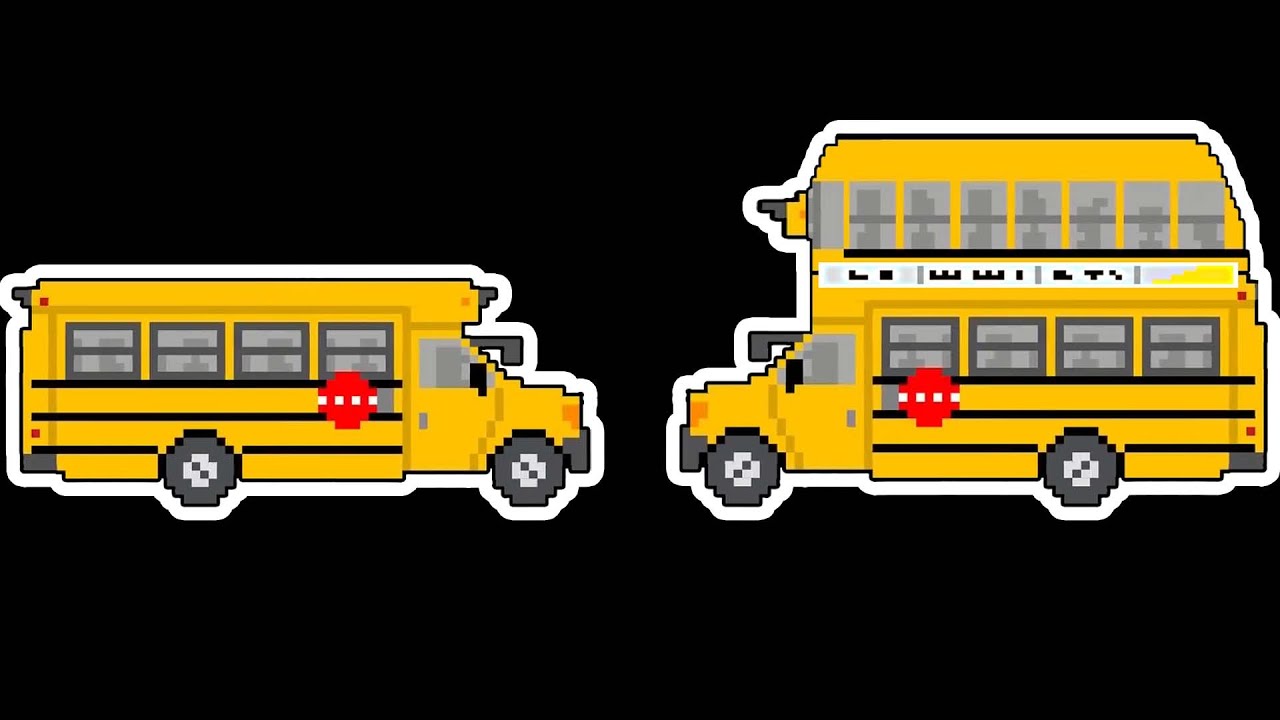 Double Decker School Bus?!  | Street Vehicle  | Truck | Picture Show [Pixel City]