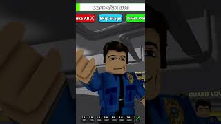 POLICE PLAYERS JUMPSCARE #roblox #jumpscare #scaryobby
