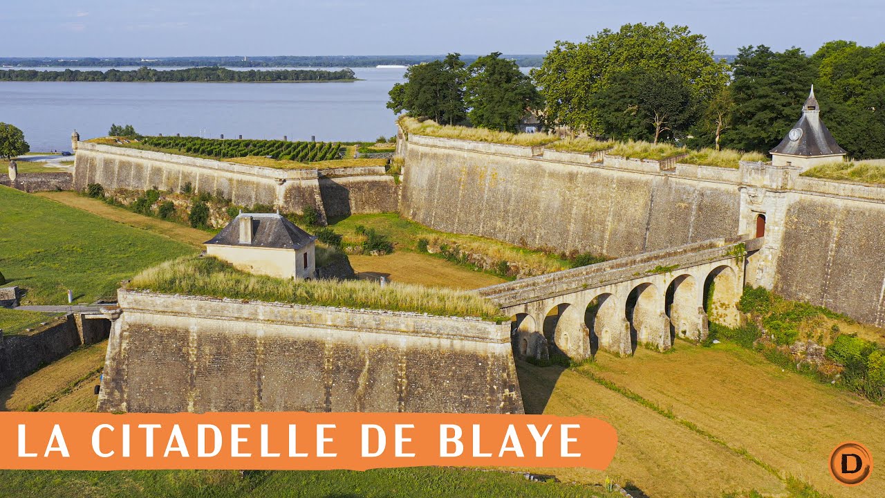 La Citadelle de Blaye  - Drone - Documentaire Aérien 4k - Aerial Footage 4k