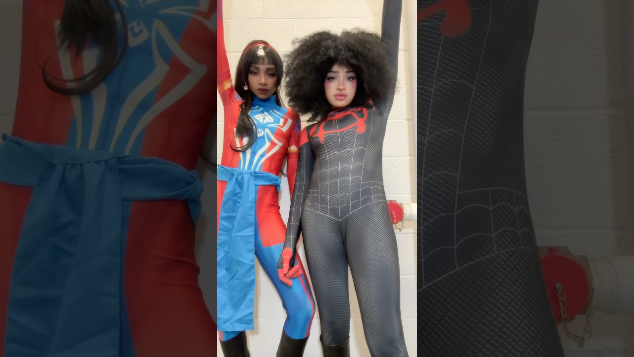 Wait for it... #spiderman #cosplay #milesmorales #pavitrprabhakar ​⁠@Hollowcoded