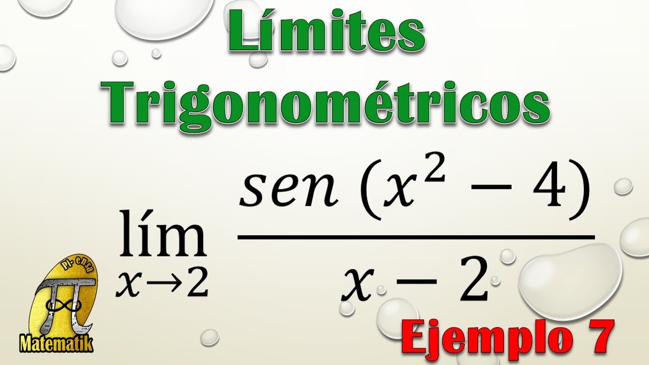 Límites trigonométricos | Límite trigonométrico con cambio de variable | Ejemplo 7