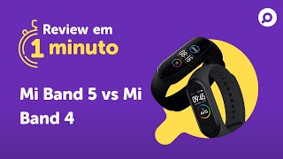 Smartband Xiaomi Mi Band 4 vs Mi Band 5 - Comparativo | REVIEW EM 1 MINUTO - ZOOM screenshot 4