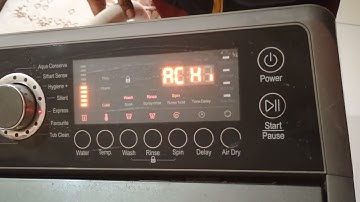 Ac Hi error IFB washing machine