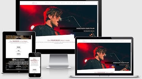Music Studio Layout Pack for Divi Builder