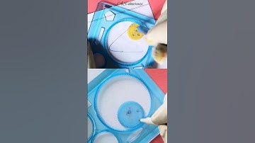 simple spirograph design #satisfying #asmr video #shorts #trendingshorts