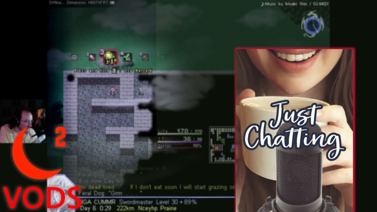 MOONMOON - Just Chatting [39] & One Way Heroics Plus & Caves of Qud  (7/27/2022) 