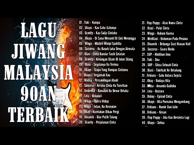 Lagu Rock Kapak Terbaik 90an - Koleksi Rock Lagenda Jiwang Terbaik Sepanjang Zaman - Lagu  Malaysia class=