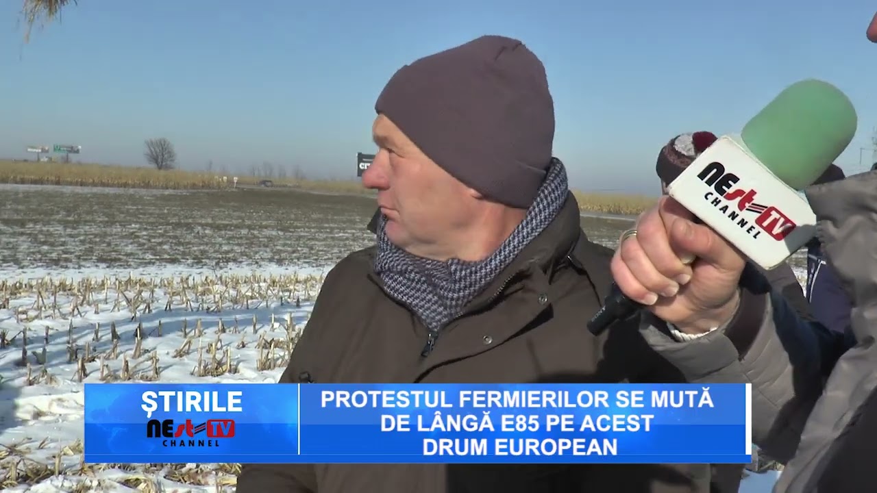 Protestul fermierilor se mută de lângă E85 pe acest drum european