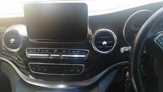 How to hard reset comand screen that went blank Mercesez benz v250d screenshot 2