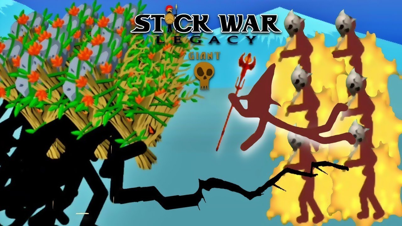 Stick War: Legacy HUGE Update SKINS | GIANT LEAF VS MAGIKILL | Gameplay 2019 (Part 48)
