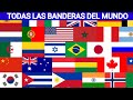 BANDERAS DEL MUNDO (Europa, Asia, África, Oceanía, América) Aprende todas las Banderas y Capitales 🌍